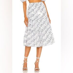 REVOLVE Cleobella Chelsea Midi Skirt in Killarney Print